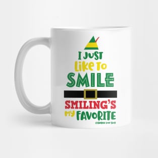 I Just Like to Smile, Buddy the Elf © GraphicLoveShop Mug